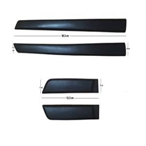 Side Door Beading Door Protector Accessories for Yaaris Black